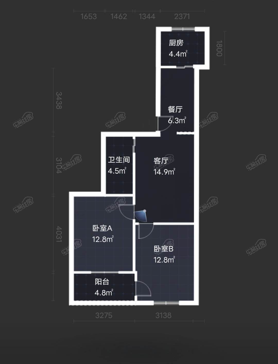 王庄国货路连潘永辉超市旁框架2房朝南