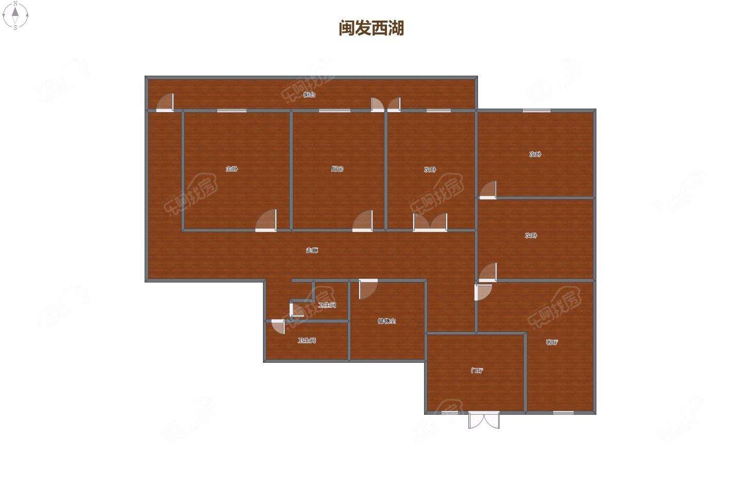 写字楼，全景西湖，三坊七巷，东街口附近，南北通透