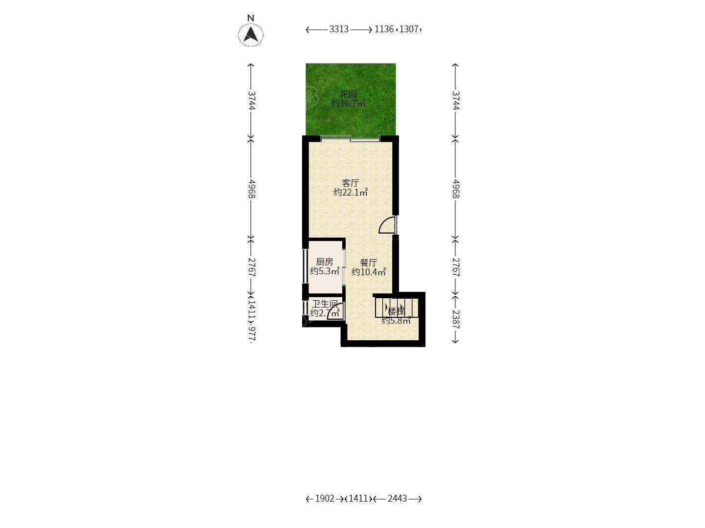 上下杭景区低密集洋房住宅，江滨公园独立院子带花园，使用面积大