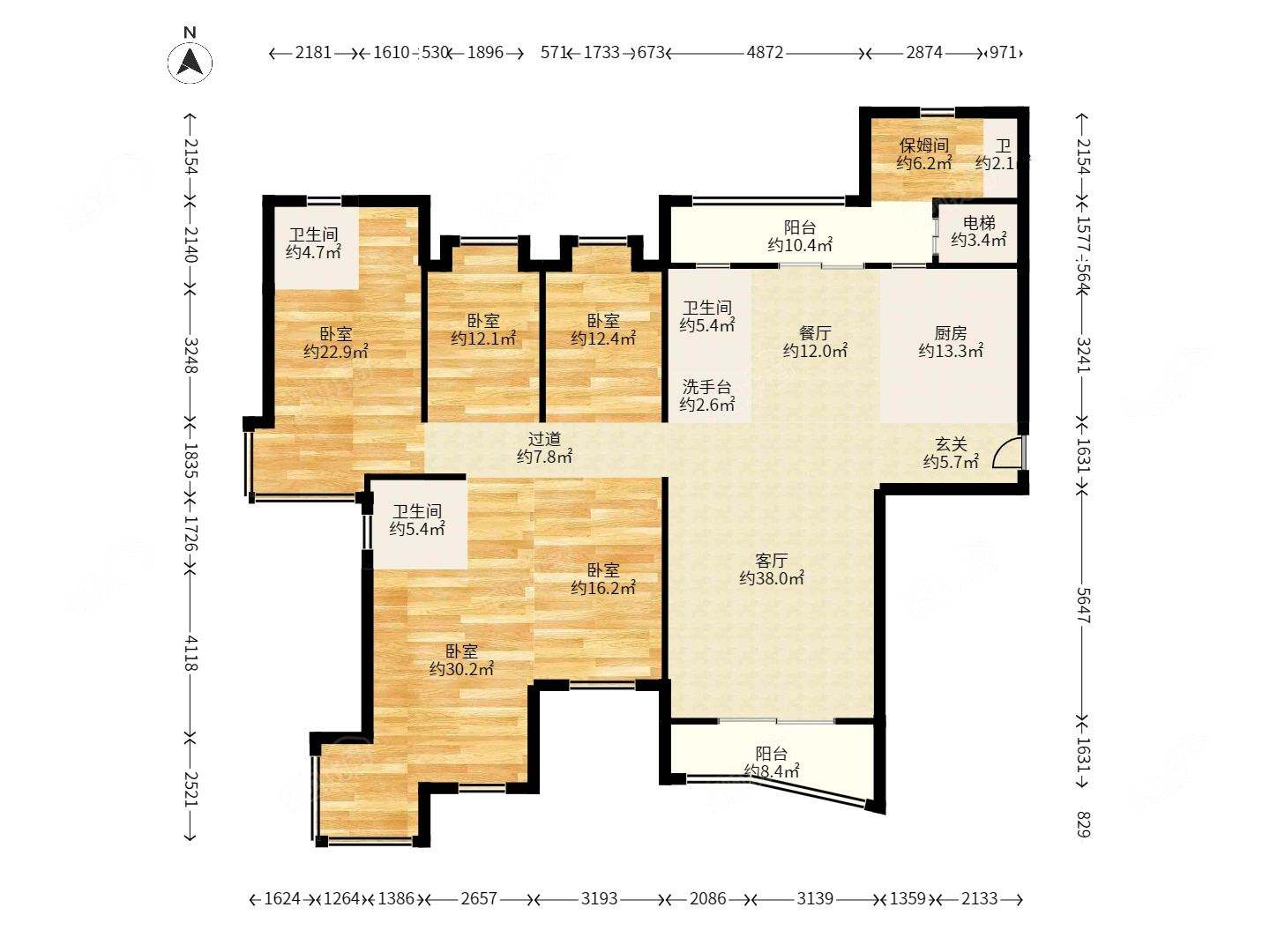 东方名城天鹅堡看江大户型6-2-3-2