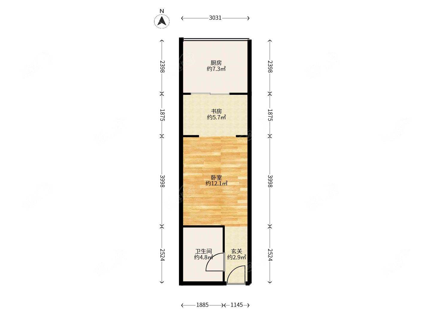 钱塘小屏东中，电梯高层单身公寓，近距离学校，周边配套成熟