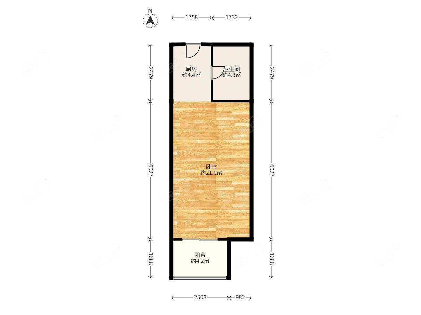 紫阳地铁附近 带花园式社区 居家小户型 高层朝南