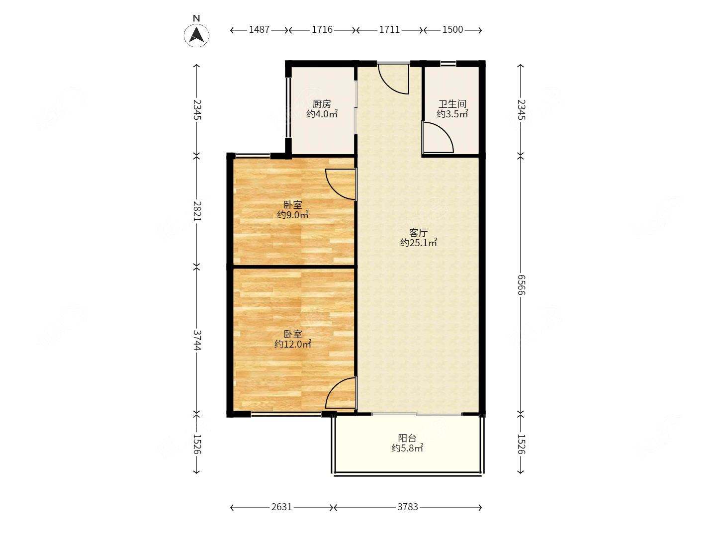 建发悦府 2室2厅   精装修   南北通透  划连潘新区小