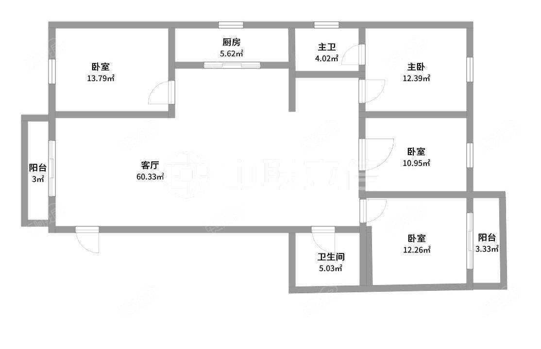 西林小区 3室2厅 东南北