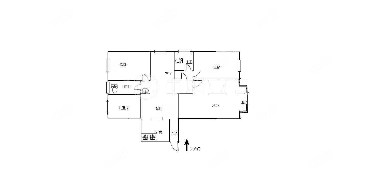 皇庭美域二期 4室2厅 南北