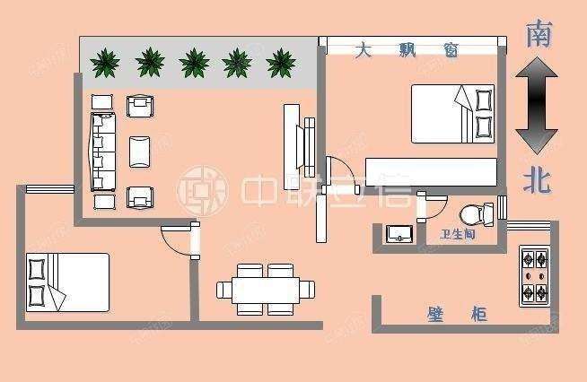 出租 云顶枫丹 精装修 俩房 拎包入住