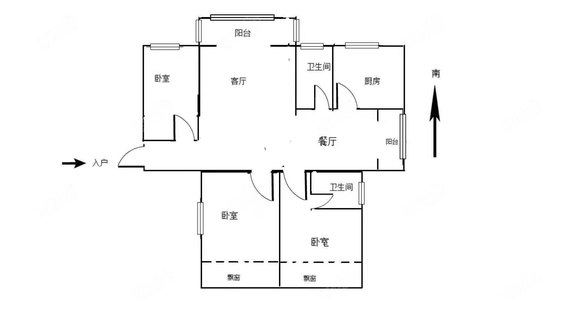 翡翠城 4室2厅 南北