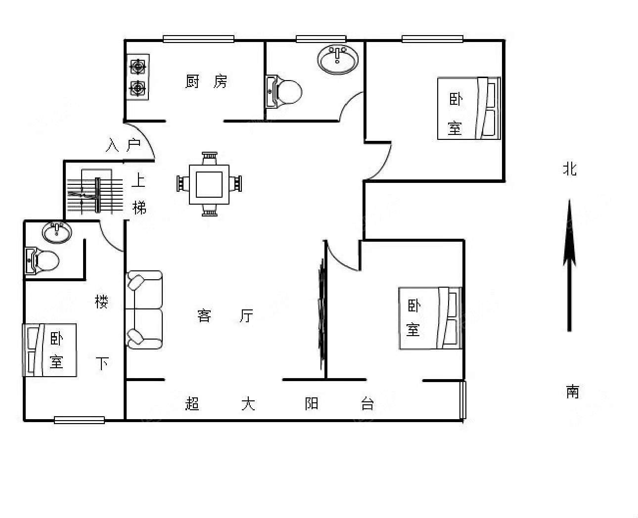 正荣府 5室2厅 南北